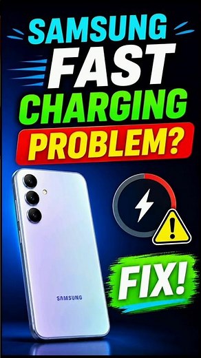 Fast Charging Not Working In Samsung Fixed! #samsung