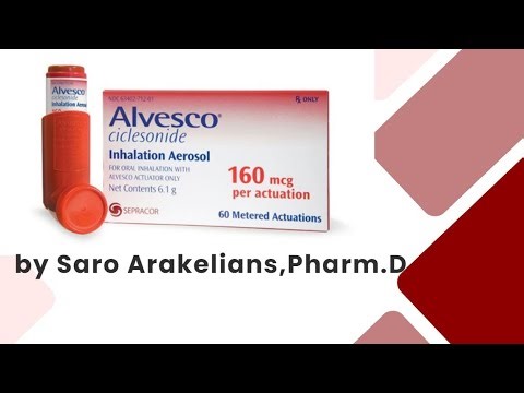 ALVESCO® (ciclesonide)- Asthma #saroarakelians #pharmacytalkusa #asthma #asthmamanagement