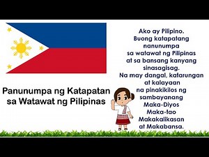 Panunumpa ng Katapatan sa Watawat ng Pilipinas