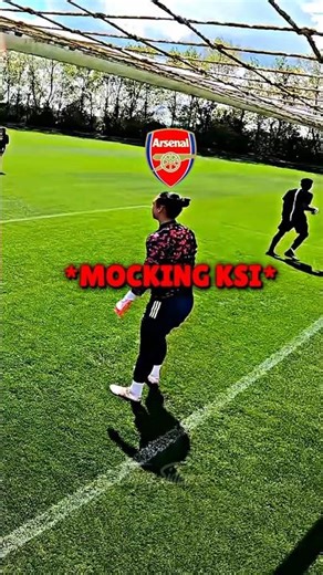 Arsenal Lost to the Sidemen 💀😭#ksi #arsenal #football #edit