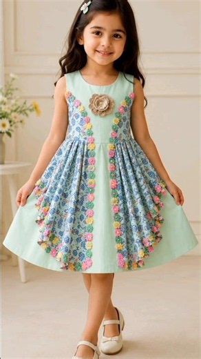 Trendy baby dress design idea #fashion #sewing #trending