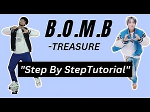 TREASURE B.O.M.B Mirrored Dance Tutorial | kpop Easy Step By Step #dancetutorial