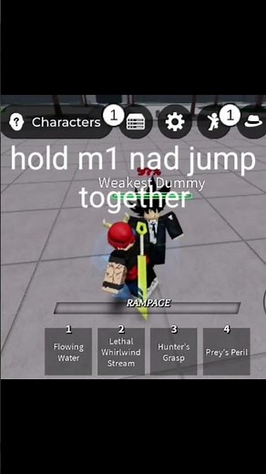 how to do uppercut and downslam in tsb #roblox #thestrongestbattlegrounds #trending #fyp #giveaway