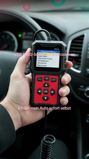V315 OBD2 Diagnosescanner, fortschrittlicher Code-Leser für alle OBD II Fahrzeuge seit 1996, Datenstreaming, Akkutests #techgadgets #küchengadget #pcgadgets #dmmusthave #gadgetshow #technikgadget #porschecayenne #mercedesbenzamg #4in1carplay #herrensmartwatches