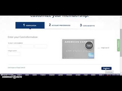 American Express (Amex) Credit Card Login