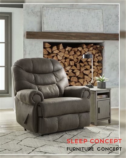 Camera Time - Zero Wall Recliner - Faux Leather - Gunmetal