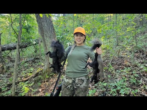 Took My Wife Squirrel Hunting On Public Land - American Ruger 22 Magnum