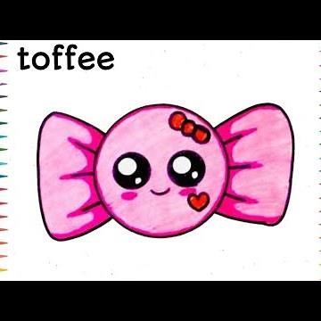 How to Draw a Chocolate Candy Simple and Easy For Kids and Toddlers