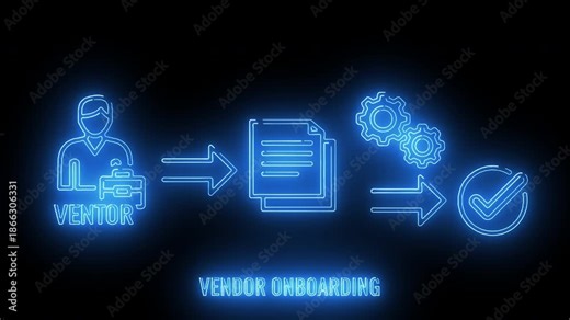 Employee Onboarding Process Workflow With HR Documents, Approval Steps, Training, And Organizational Integration Icons