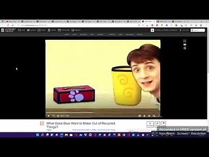 Blue's Clues Notebook Phrase From Blue Goes To The Beach