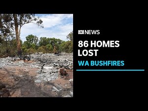 Perth Hills bushfire emergency warning zone shrinks as number of homes lost reaches 86 | ABC News