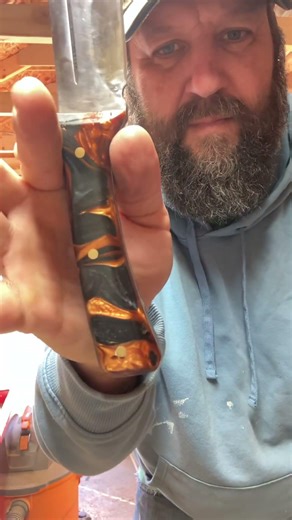 Leaf spring knife with custom matching kydex sheath. #handforgedknives