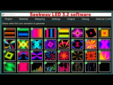 Seekway LED 3.2 | how to use seekway LED player software