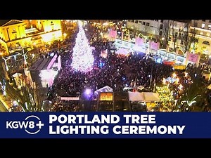 41st Annual Tree Lighting at Portland's Pioneer Courthouse Square