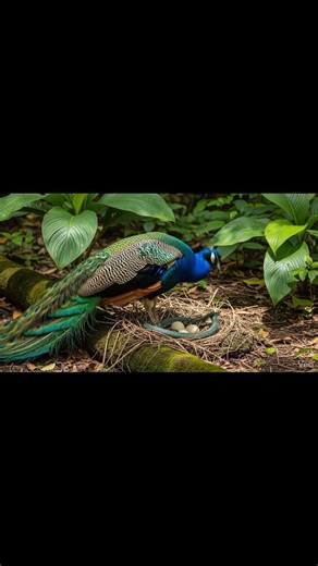 How Peacock make Nest and hatch chicks