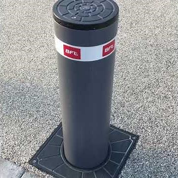 Automatic bollard installation | resin driveway