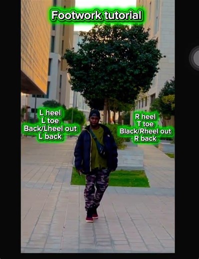 Amapiano dance footwork tutorial