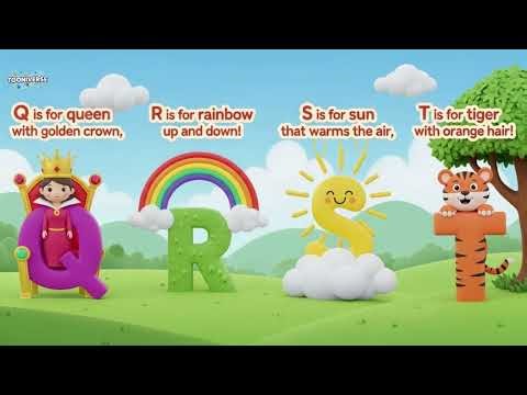 ABC Song learn the alphabet for kids Tooniverse