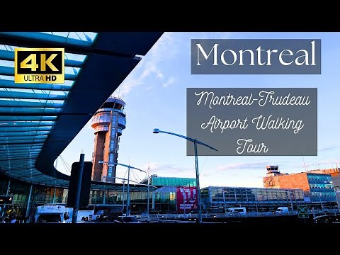 [4K] Walking tour in Montreal-Pierre-Elliott-Trudeau airport | May 2025 | Montreal, Canada 🇨🇦