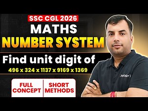 Number System | Maths | SSC CGL 2026 | Full Concepts + Short Methods | By Nehra Sir