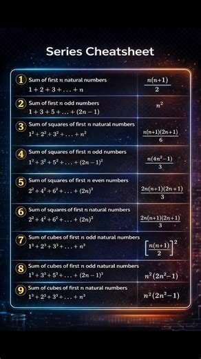 summation series | jee maths #jee2026