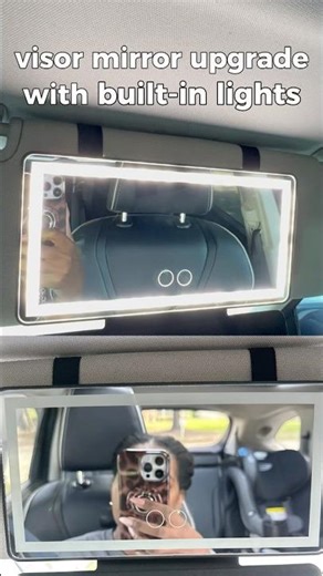 This Mirror Made Getting Ready in My Car Effortless #CarEssential #Genius