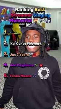 Ranking Best Streamer Singing Moments! 🤩🎤🎵
