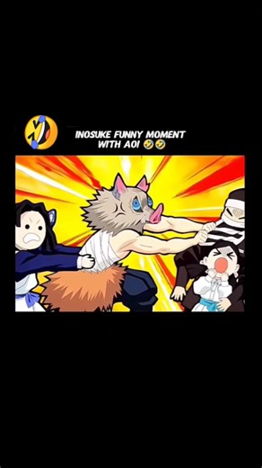 Inosuke funny moment 🤣🤣|| #anime #short #kimetsunoyaiba #kimetsunoyaiba #trending #viral ...