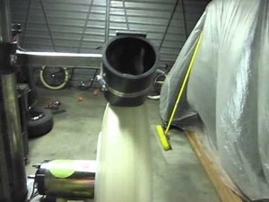 Homemade pitching machine