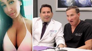 Woman's Implants Fall Out of Her Boobs