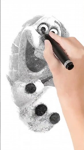 How to Draw Olaf from Frozen | Easy Disney Snowman Drawing Tutorial