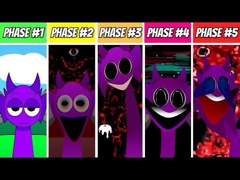 ALL PHASES IN INCREDIBOX SPRUNKI PYRAMIXED! FROM PHASE 1 TO PHASE 5 FULL ANIMATED