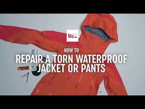 MEC: How to repair a torn waterproof jacket or pants