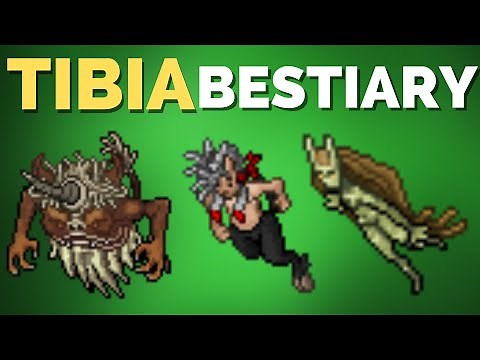 TIBIA BESTIARY Boogy, Dark Faun, Nymph, Pixie, Swan Maiden, Twisted Pooka - Feyrist