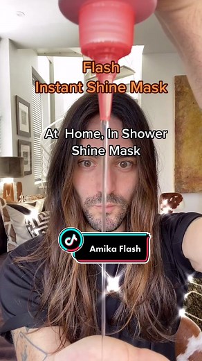 @love_amika saved my hair with FLASH an instant shine mask! I liked this better than a #hairgloss 😲 results were smooth, soft, #shinyhair #ad #amika