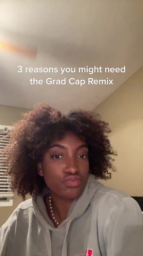 just a few reasons why YOU should check out the Grad Cap Remix. Order your grad cap insert today just in time for those spring graduations 🥳🥳 #graduation #classof2023 #spring #april #prom #grwm #naturalhair #style #coachella #frankocean #sunday #curlyhair #college #senioryear #photography