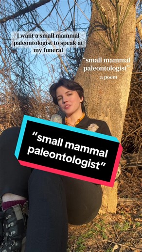 Wrote a poem. Hope you like it. 🦔 🐀 🐇 #paleontology #science #philosophy #biology #poem