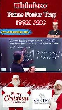 Minimize x Using Prime Factors | IOQM & AMC Olympiad Problem