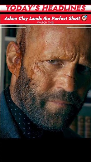 Adam Clay Lands a PERFECT Shot! 🎯🔥 | The Beekeeper (2024) #jasonstatham #jason #beekeeper #action