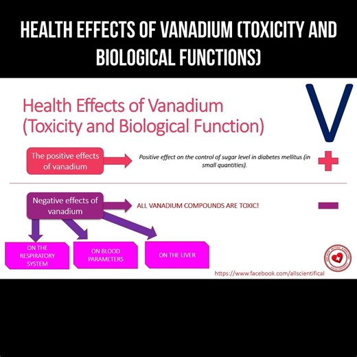 Health effects of vanadium (toxicity and biological functions)