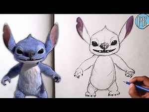 How to draw (STITCH )from Lilo & Stitch easy step by step