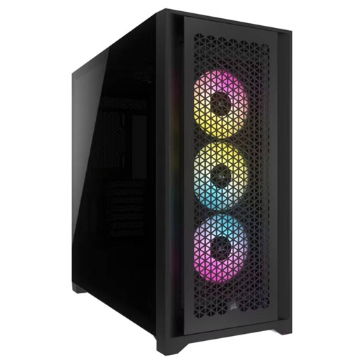 Corsair iCUE 5000D RGB Airflow TG Mid Tower ATX Case Black (CC-9011242-WW) - The Computer Guy Charmhaven
