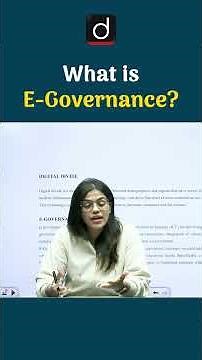 What is E-Governance? | Simple Meaning Explained #DrishtiTeachingExam #Shorts