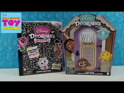 Wish Disney Doorables Unboxing Academy Blind Box Figures | PSToyReviews