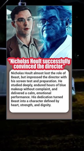 How Nicholas Hoult Almost Lost Beast — Then Completely Won the Director #film