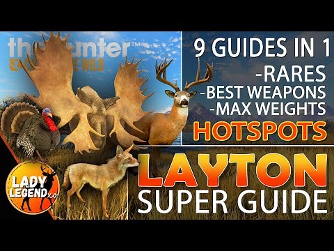 Layton Lakes HOTSPOT SUPER GUIDE - How to Hunt ALL 9 SPECIES in Layton Lakes!