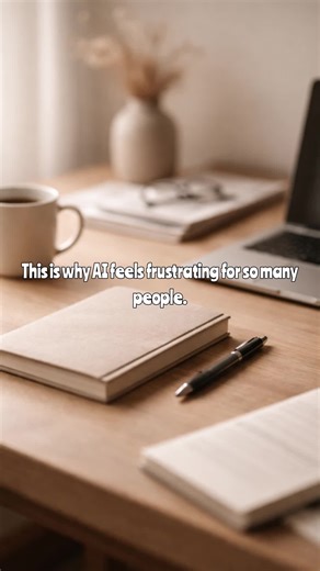 This is why AI feels frustrating for so many people. It’s not broken. It’s not “bad at your task. It’s missing context. AI works by predicting patterns. When the input is vague, the output is too. Nothing’s wrong with the tool — it just doesn’t know what you know. Comment FIX and I’ll show you a simple way to get better results without long prompts or overthinking it. #AIFrustration #MissingContext #BetterAIResults #UnderstandAI #ContextMatters #AISimplified #PromptEngineering #AIExplained #AIEd