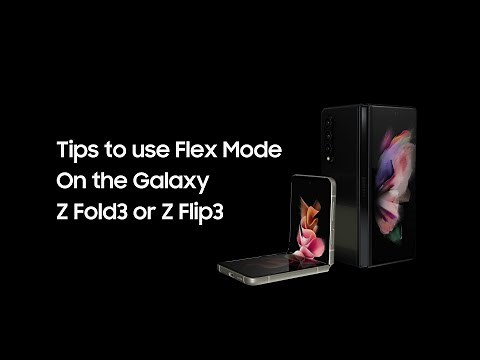 Flex Mode | Tips on using Flex Mode on the Galaxy Z Fold3 or Z Flip3 | Samsung