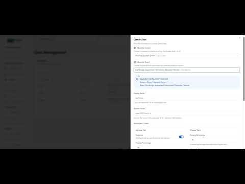 Class – User Guide.