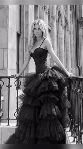 A fun black and white AI fashion video using my modeling portfolio images as a base | Jamie Lee Kendall